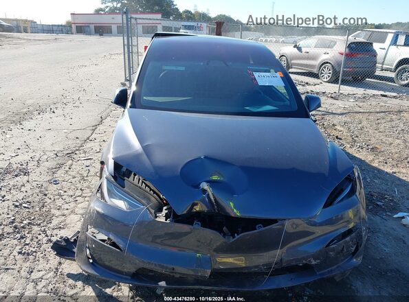 7SAXCBE59PF376507 2023 TESLA MODEL X Gray წინა პანელის ხედი