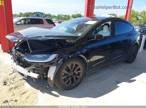 7SAXCBE60SF462340 2025 TESLA MODEL X Black Front left
