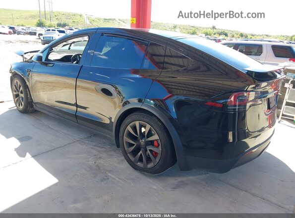 7SAXCBE60SF462340 2025 TESLA MODEL X Black Rear left