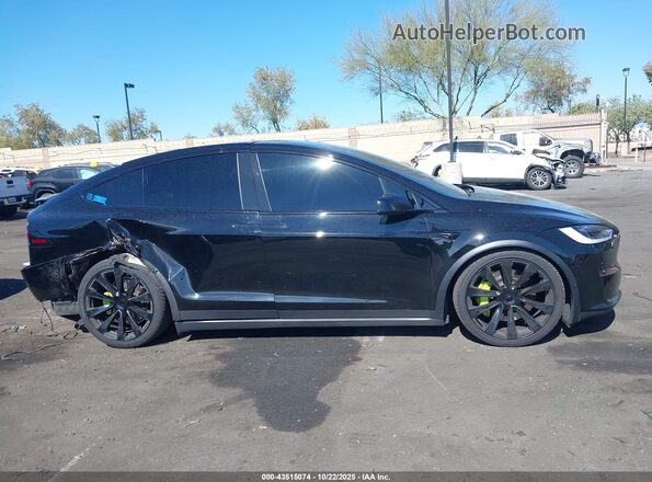 7SAXCBE62NF349607 2022 TESLA MODEL X Black Rear interior view