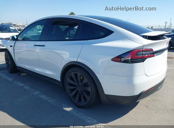 7SAXCBE68NF332875 2022 TESLA MODEL X White Rear left