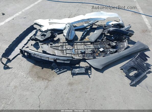 7SAXCBE68NF332875 2022 TESLA MODEL X White Instrument cluster view