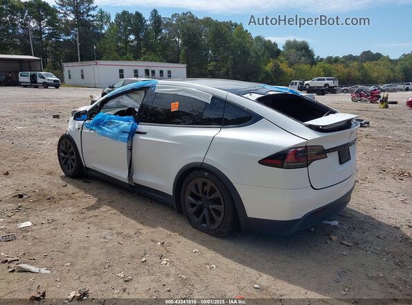 7SAXCDE50PF372177 2023 TESLA MODEL X White Tył lewy