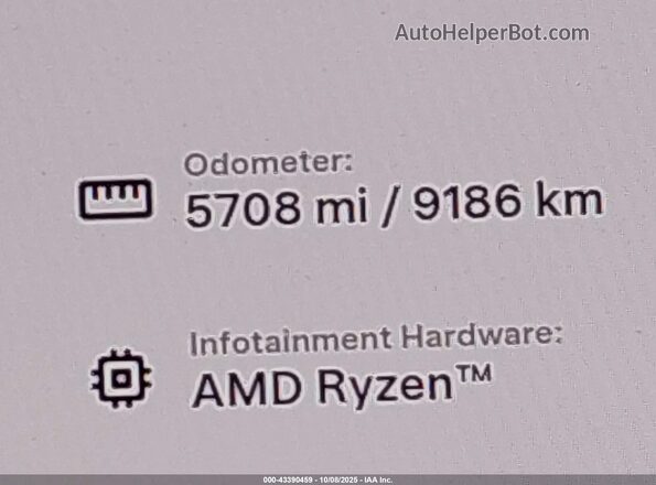7SAXCDE54SF464403 2025 TESLA MODEL X Black 