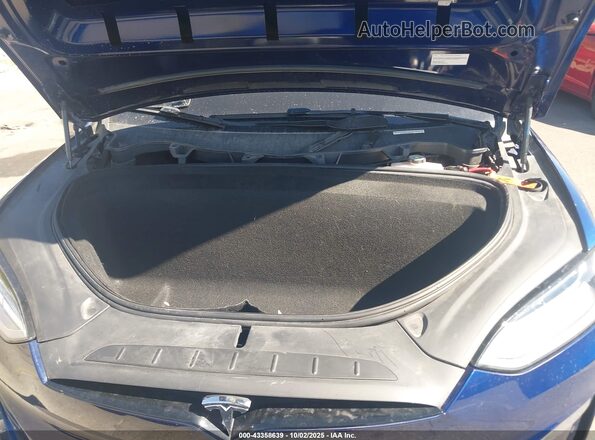 7SAXCDE58NF350182 2022 TESLA MODEL X Синий Вид сзади
