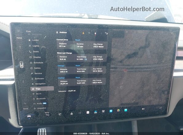 7SAXCDE58NF350182 2022 TESLA MODEL X Синий 