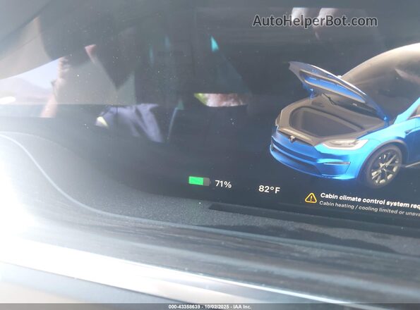 7SAXCDE58NF350182 2022 TESLA MODEL X Синий 