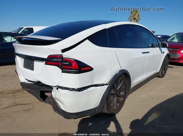 7SAXCDE59RF436624 2024 TESLA MODEL X Белый Задняя правая четверть