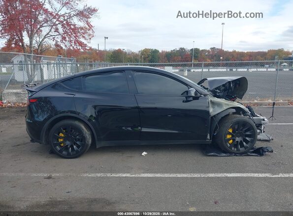 7SAYGAEE0SF285203 2025 TESLA MODEL Y Black Widok zestawu wskaźników