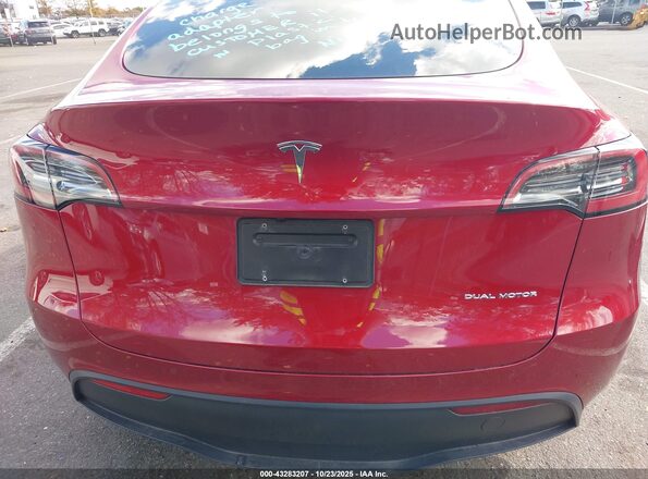 7SAYGAEE2SF254390 2025 TESLA MODEL Y Красный 