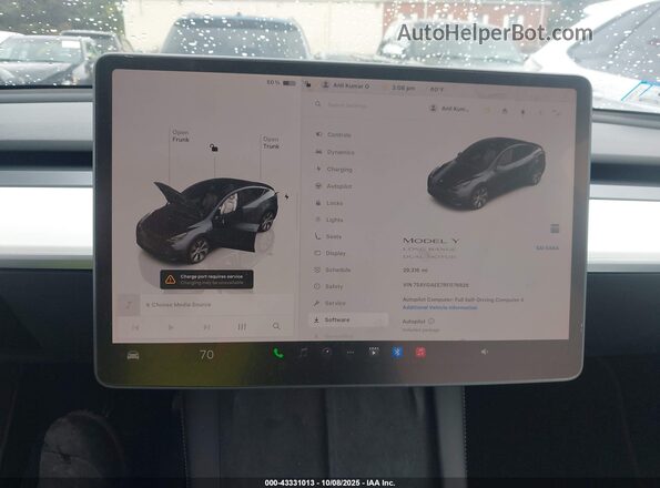 7SAYGAEE7RF076826 2024 TESLA MODEL Y Gray 