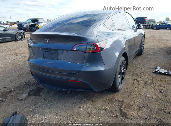 7SAYGAEE8NF316654 2022 TESLA MODEL Y Gray Trasero derecho