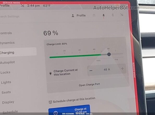 7SAYGAEE8NF316654 2022 TESLA MODEL Y Gray 