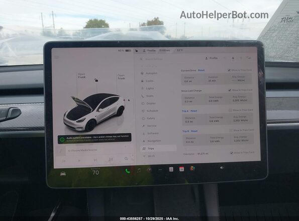7SAYGAEEXNF515060 2022 TESLA MODEL Y White 