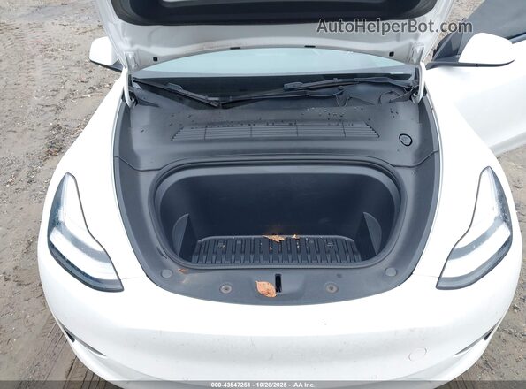 7SAYGAEEXNF519044 2022 TESLA MODEL Y Белый 