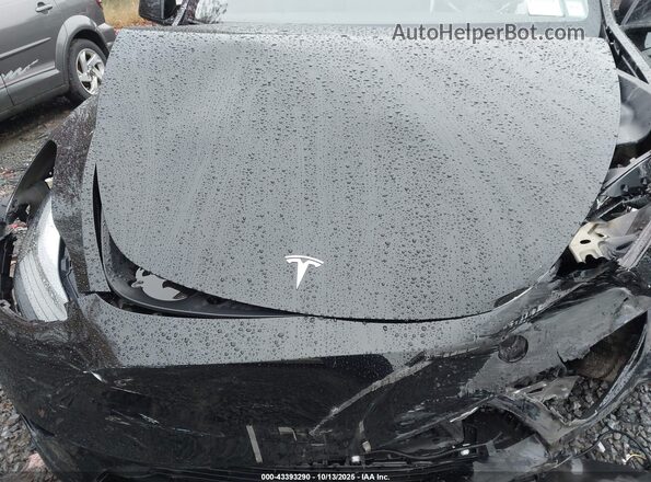 7SAYGAEEXRF060832 2024 TESLA MODEL Y Black Widok z tyłu