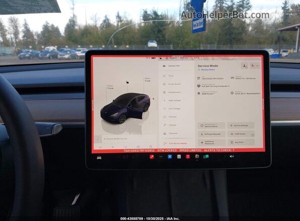 7SAYGDED7RF102852 2024 TESLA MODEL Y Black 