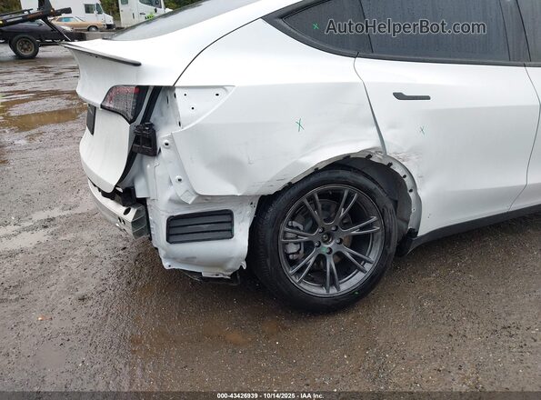 7SAYGDEDXSF238902 2025 TESLA MODEL Y White Widok z przodu