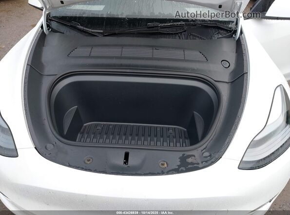 7SAYGDEDXSF238902 2025 TESLA MODEL Y White Widok z tyłu
