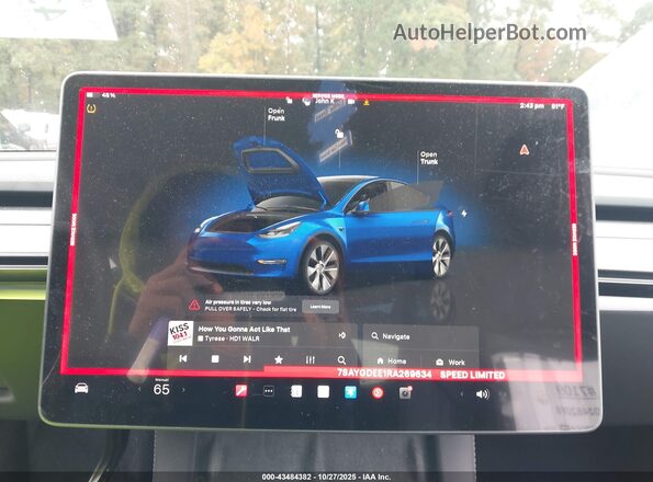 7SAYGDEE1RA269634 2024 TESLA MODEL Y Blue 