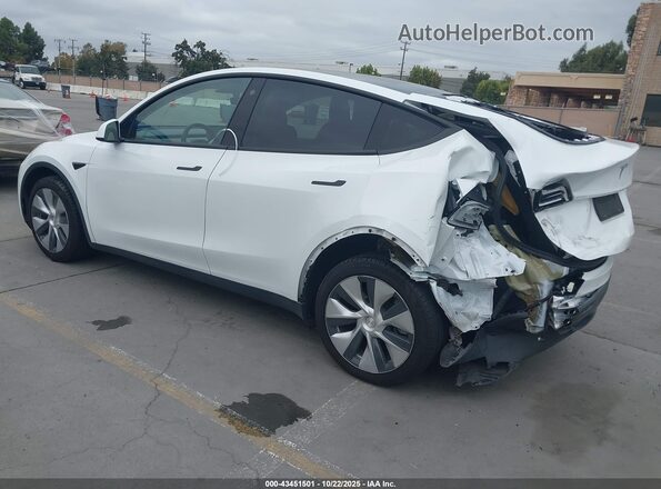 7SAYGDEE3NF388511 2022 TESLA MODEL Y White Rear left
