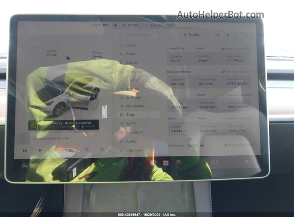 7SAYGDEE3PA039610 2023 TESLA MODEL Y White 