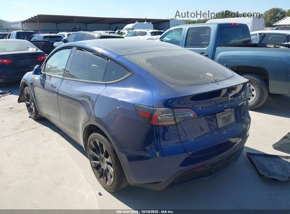 7SAYGDEE3RA307154 2024 TESLA MODEL Y Blue Rear left