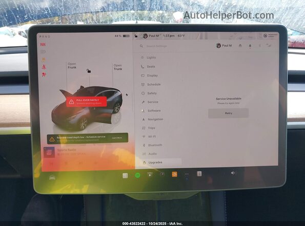 7SAYGDEE3RF037846 2024 TESLA MODEL Y Серый Вид задних сидений