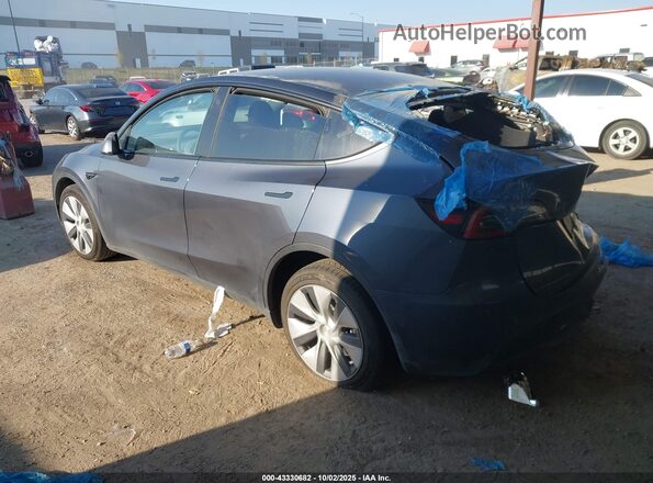 7SAYGDEE4NA004555 2022 TESLA MODEL Y Gray Tył lewy