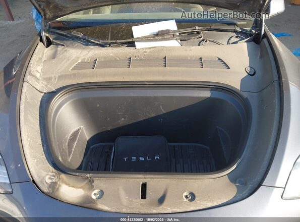 7SAYGDEE4NA004555 2022 TESLA MODEL Y Gray Widok z tyłu