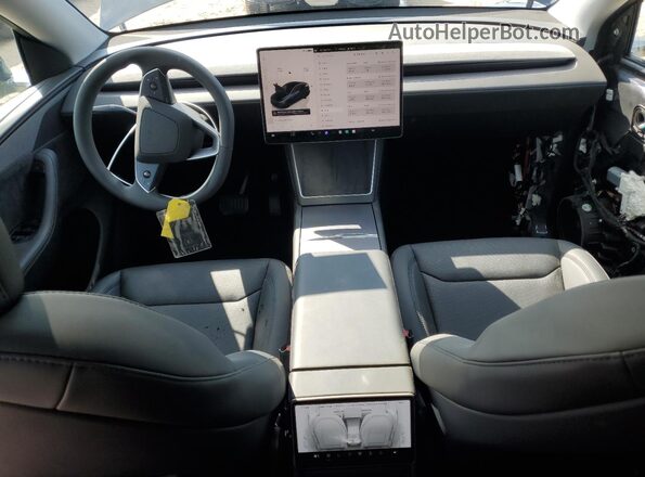 7SAYGDEE4TA407089 2026 TESLA MODEL Charcoal Առջևի վահանակի տեսք