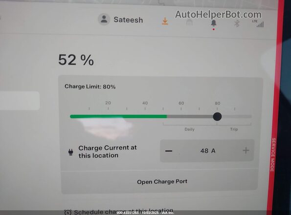 7SAYGDEE6NA011670 2022 TESLA MODEL Y Gray 