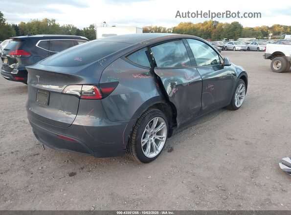 7SAYGDEE6NA011670 2022 TESLA MODEL Y Gray უკანა მარჯვენა