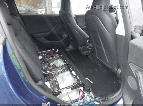 7SAYGDEE6NA017534 2022 TESLA MODEL Y Blue VIN կոդի պիտակի տեսք