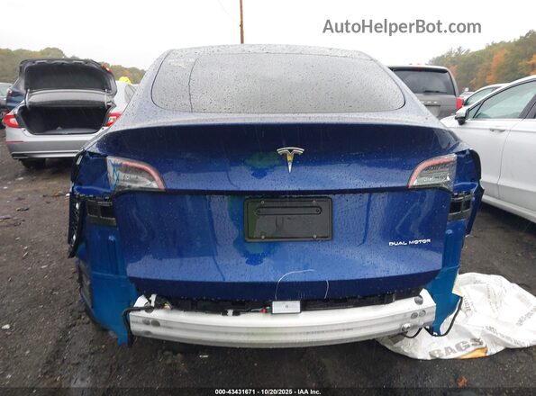 7SAYGDEE6NA017534 2022 TESLA MODEL Y Blue 