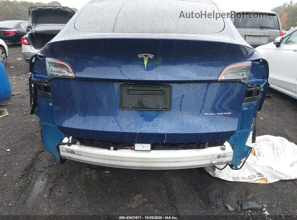 7SAYGDEE6NA017534 2022 TESLA MODEL Y Blue Դիմացի տեսք
