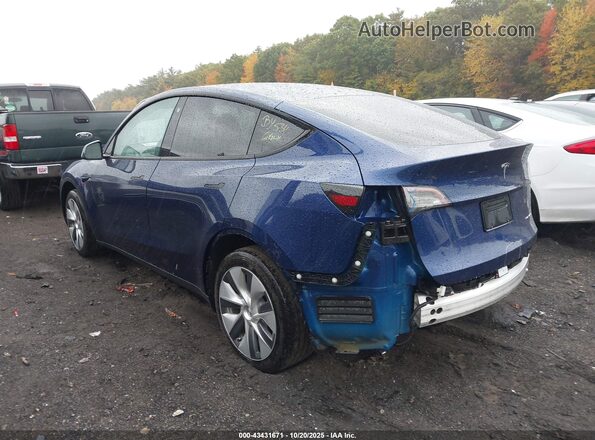 7SAYGDEE6NA017534 2022 TESLA MODEL Y Blue Հետևի ձախ