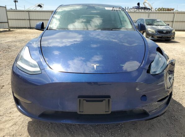 7SAYGDEE6NF545464 2022 TESLA MODEL Синий Вид спереди