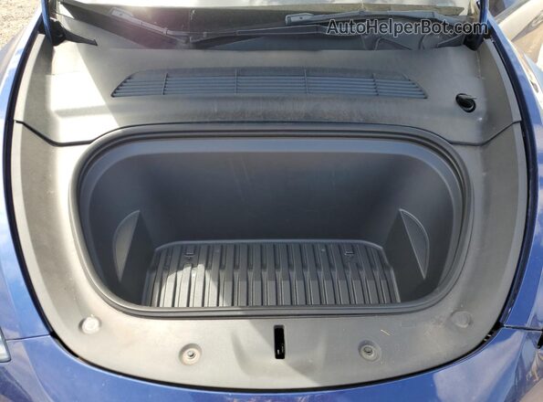 7SAYGDEE6NF545464 2022 TESLA MODEL Синий Вид подкапотного пространства