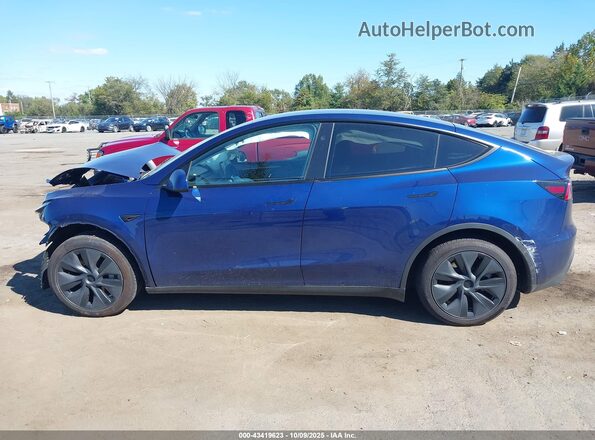 7SAYGDEE6RF131980 2024 TESLA MODEL Y Синий Вид задней части салона