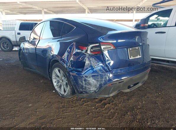 7SAYGDEE7NF446216 2022 TESLA MODEL Y Blue უკანა მარცხენა