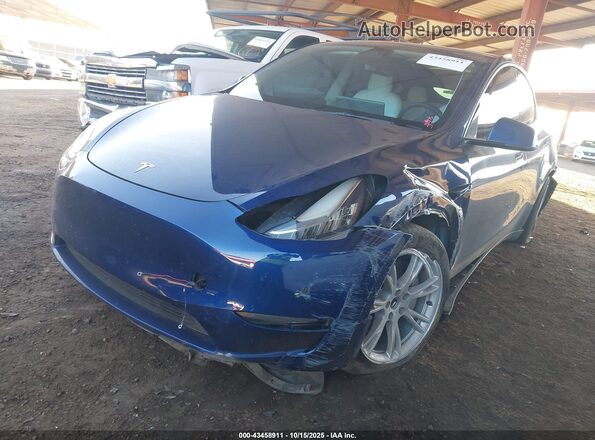 7SAYGDEE7NF446216 2022 TESLA MODEL Y Blue წინა ხედი