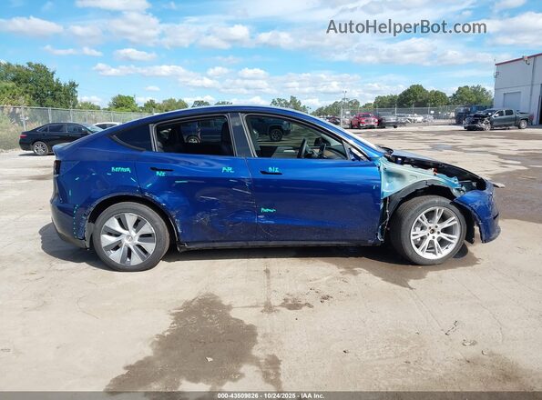 7SAYGDEE7RA265684 2024 TESLA MODEL Y Синий Вид задней части салона