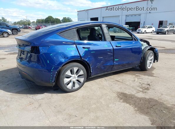 7SAYGDEE7RA265684 2024 TESLA MODEL Y Синий Задняя правая четверть