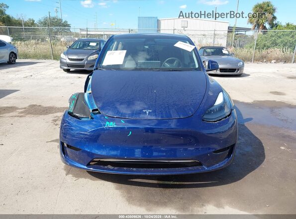 7SAYGDEE7RA265684 2024 TESLA MODEL Y Синий Вид щитка приборов