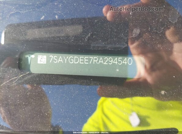 7SAYGDEE7RA294540 2024 TESLA MODEL Y Gray 