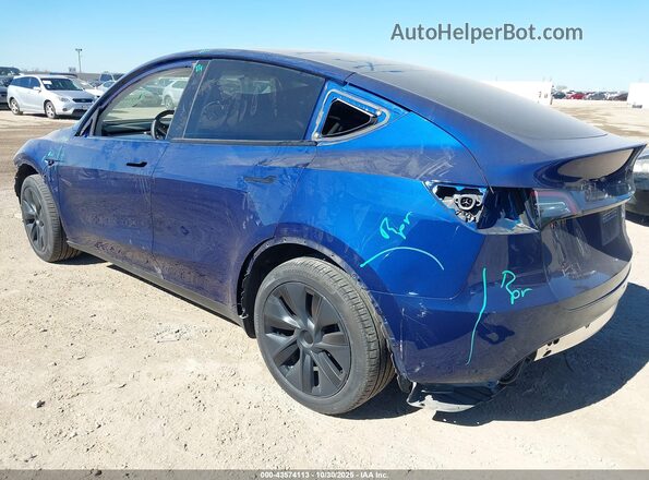 7SAYGDEE7RA323793 2024 TESLA MODEL Y Blue უკანა მარცხენა