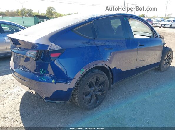 7SAYGDEE7RA323793 2024 TESLA MODEL Y Blue უკანა მარჯვენა