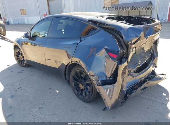 7SAYGDEE7SA345847 2025 TESLA MODEL Y Серый Задняя левая четверть