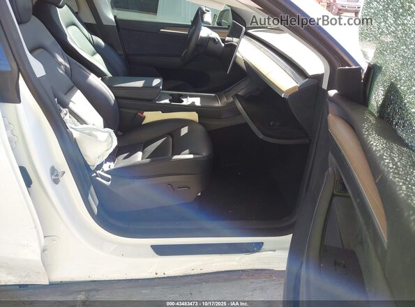 7SAYGDEE8NA021164 2022 TESLA MODEL Y White Սալոնի դիմացի տեսք